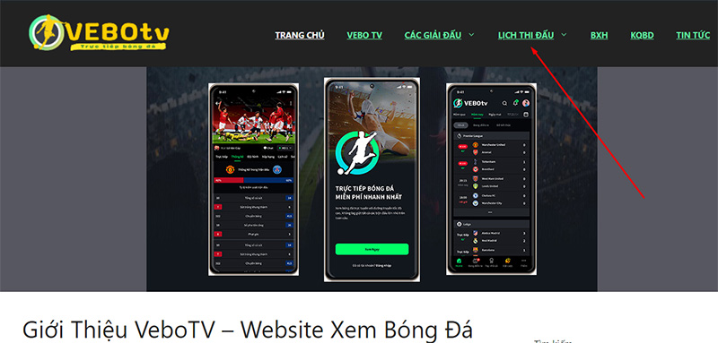 Truy cập trang chủ Vebotv